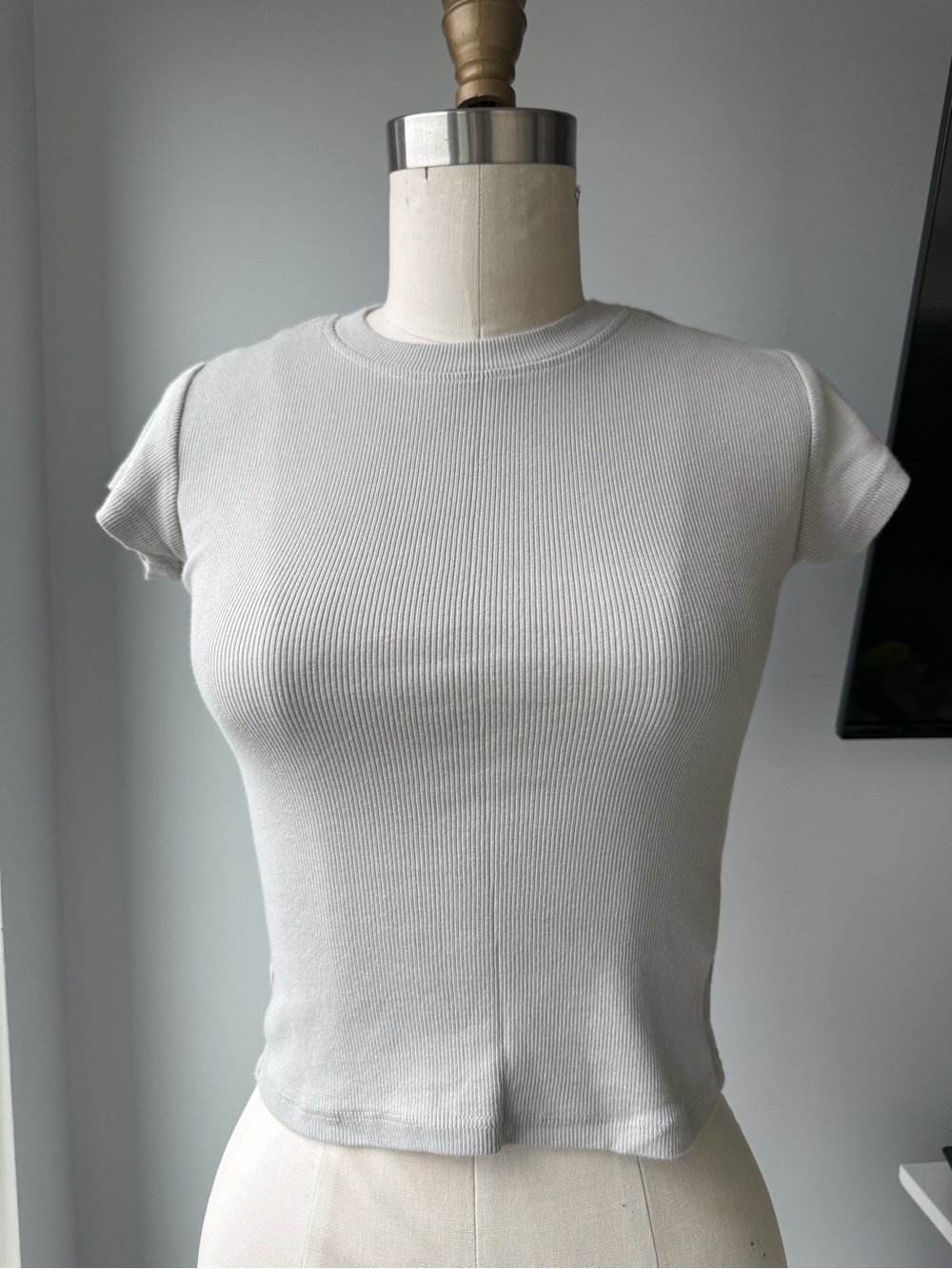 Harlow Ribbed Short Sleeve Tee